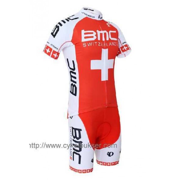 BMC Racing Teams Elite 2014 Wielerkleding Set Set Wielershirts Korte Mouw+Fietsbroek