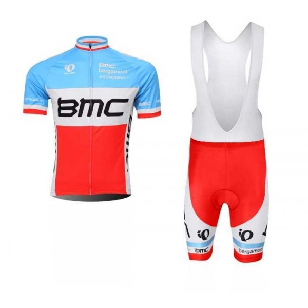 2014 BMC Racing Teams Fietskleding Set Fietsshirt Met Korte Mouwen+Korte Koersbroek