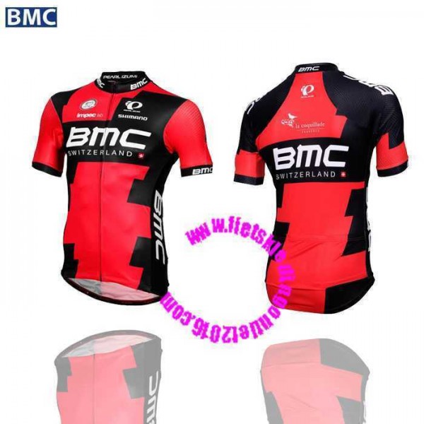 2016 BMC Racing Team Elite LTD Wielershirt Met Korte Mouwen 1