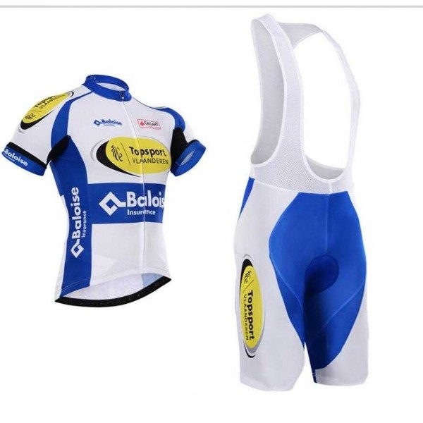 2017 Baloise Sport Fietskleding Set Fietsshirt Met Korte Mouwen+Korte Koersbroek