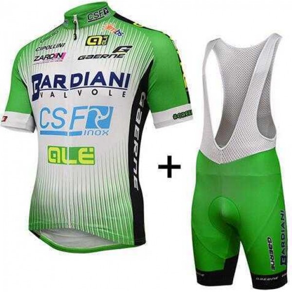 2016 BARDIANI CSF Fietskleding Set Fietsshirt Met Korte Mouwen+Korte Koersbroek