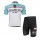 Bianchi 2014 Wielerkleding Set Set Wielershirts Korte Mouw+Fietsbroek Wit Blauw