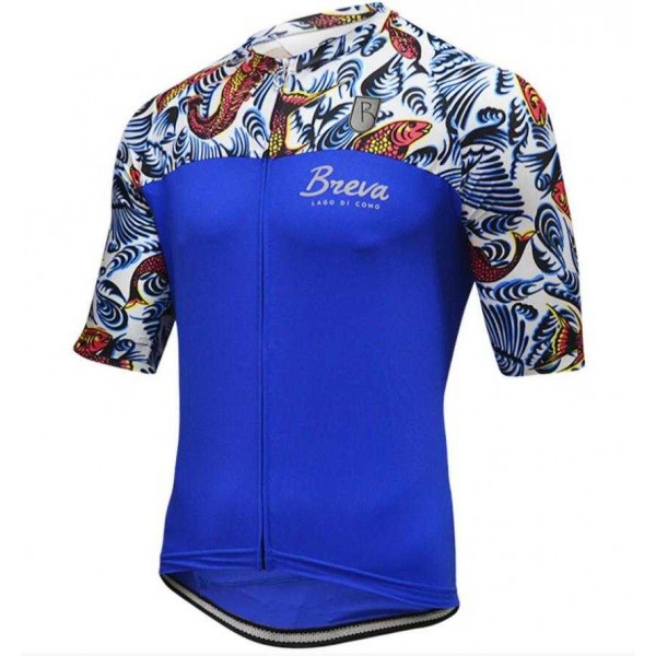 2016-2017 Breva Wielershirt Met Korte Mouwen Blauw