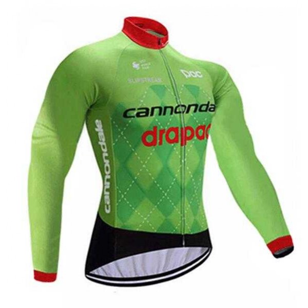 2017 Cannondale Drapac Wielershirt Lange Mouw