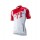 2016 Cannondale Rood Wit Wielershirt Met Korte Mouwen