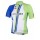 Cannondale Outlet Wielershirt Met Korte Mouwen Wit Groen Blauw