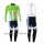 Cannondale Slovacca Champion Wielerkleding Set Wielershirt Lange Mouw+Lange Fietsbroeken Bib