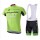 2015 Garmin Cannondale Fietskleding Set Fietsshirt Met Korte Mouwen+Korte Koersbroek Groen