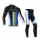 2014 Cannondale Wielerkleding Set Wielershirt Lange Mouw+Lange Fietsbroeken Wit Groen Blauw