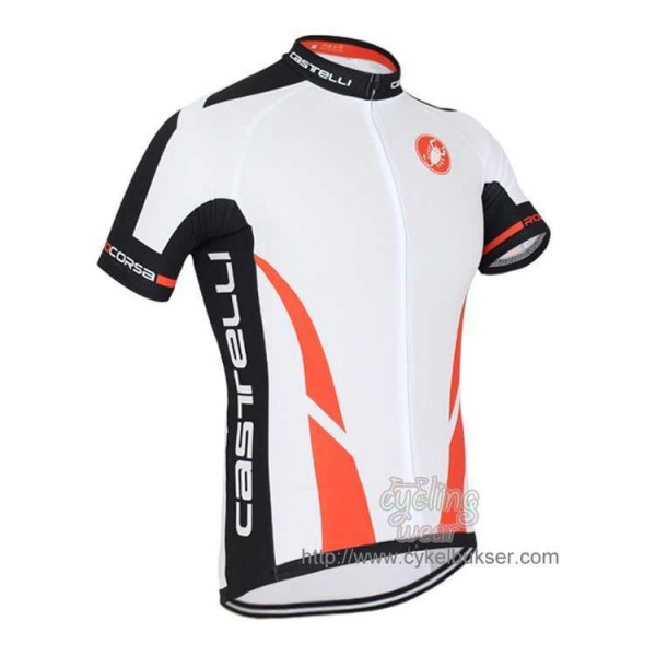 Castelli Climber Wielershirt Met Korte Mouwen Wit