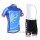 Castelli Velocissimo Giro Fietskleding Set Fietsshirt Met Korte Mouwen+Korte Koersbroek Blauw