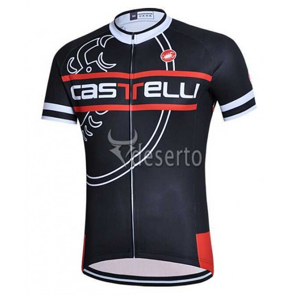 2015 Castelli Wielershirt Met Korte Mouwen Zwart