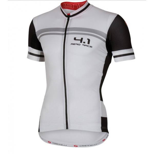 2016 Castelli Free Aero Race 4.1 Wielershirt Korte Mouw Wit