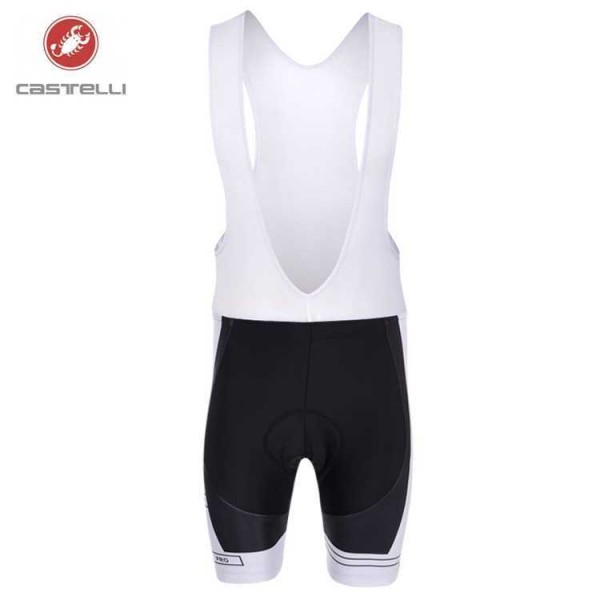 Castelli 3T 2014 Wielershirts Korte Koersbroek Wit Zwart