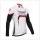 Castelli 2014 Fietskleding Wielershirt Lange Mouw Wit Zwart Rood