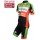 2016 Crelan Fietskleding Set Fietsshirt Met Korte Mouwen+Korte Koersbroek