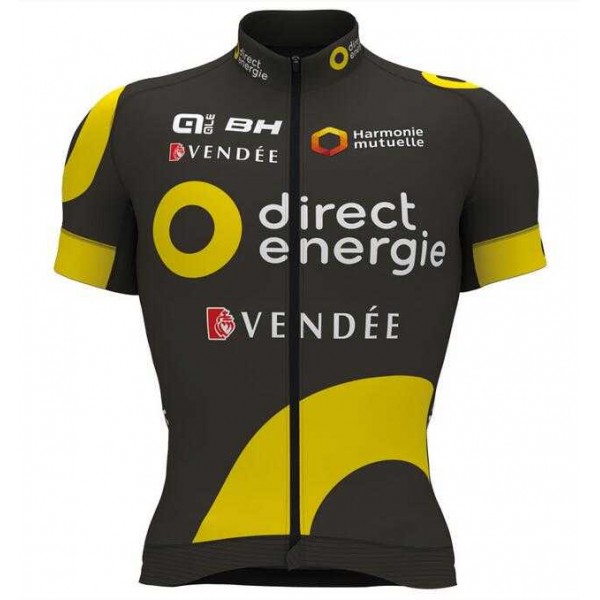 2017 Direct Energie Fietsshirt Korte Mouwen