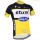 2016 Etixx-Quick Step Wielershirt Met Korte Mouwen Geel Zwart