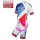 2016 FDJ Fietskleding Set Fietsshirt Met Korte Mouwen+Korte Koersbroek Blanc Set