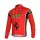 Ferrari Colnago Pro Team Wielershirts Lange Mouwen Rood