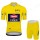 Yellow Alpecin Fenix Tour De France 2021 Team Fietskleding Fietsshirt Korte Mouw+Korte Fietsbroeken QW7gie
