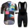 EF Education Frist Tour De France 2021 Team Fietskleding Set Wielershirts Korte Mouw+Korte Fietsbroeken Bib 8979lA