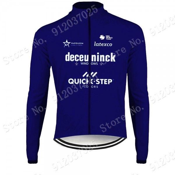 Deceuninck Quick Step 2021 Team Wielerkleding Fietsshirt Korte Mouw Night Blue DXIqYJ