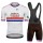 Ag2r France Champion Pro Team 2021 Fietskleding Set Wielershirts Korte Mouw+Korte Fietsbroeken Bib Ethdfp