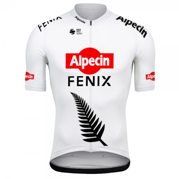 Alpecin Fenix New Zealand Pro Team 2021 Fietsshirt Korte Mouw EZMmq5