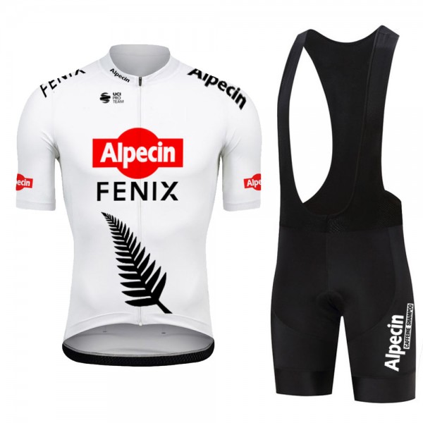 Alpecin Fenix New Zealand Pro Team 2021 Fietskleding Set Wielershirts Korte Mouw+Korte Fietsbroeken Bib Pq430G