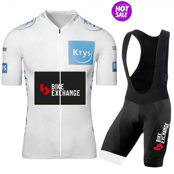 Bike Exchange Tour De France Pro Team 2021 Fietskleding Set Wielershirts Korte Mouw+Korte Fietsbroeken Bib HauY1l