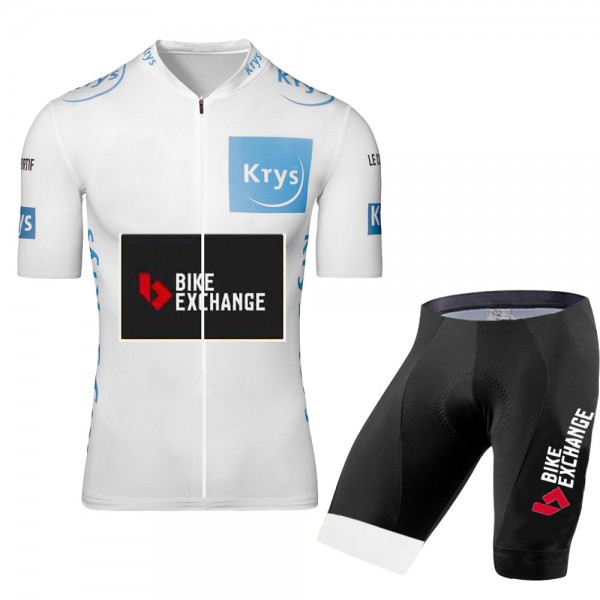Bike Exchange Tour De France Pro Team 2021 Fietskleding Set Wielershirts Korte Mouw+Korte Fietsbroeken Bib ZASBYN