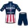 CHAMPION USA Pro Team 2021 Fietskleding Set Wielershirts Korte Mouw+Korte Fietsbroeken Bib LVPQlO