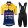 Jumbo Visma SLovenia Pro 2021 Team Fietskleding Set Wielershirts Korte Mouw+Korte Fietsbroeken Bib RWtZcB