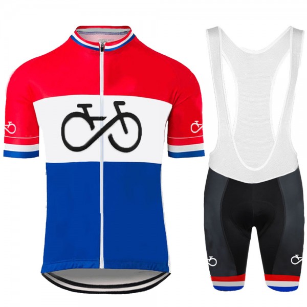 Netherland Pro 2021 Team Fietskleding Set Wielershirts Korte Mouw+Korte Fietsbroeken Bib Y27jFR