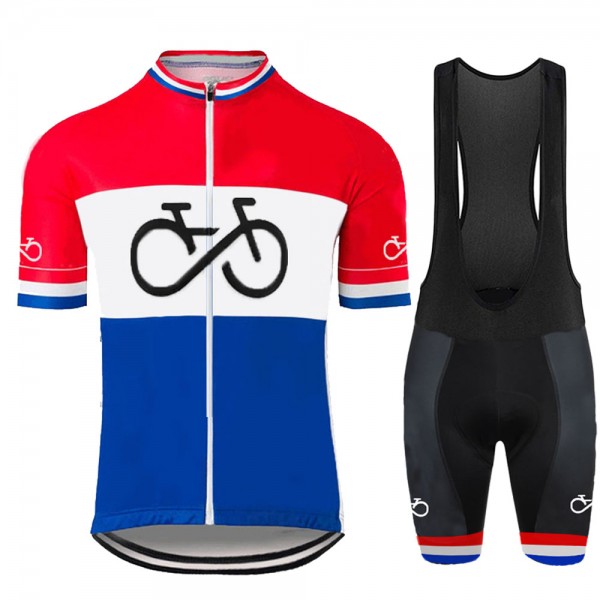 Netherland Pro 2021 Team Fietskleding Set Wielershirts Korte Mouw+Korte Fietsbroeken Bib Bk2vZI