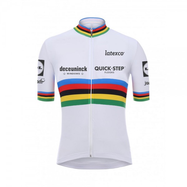 Quick Step Champion Pro 2021 Team Fietsshirt Korte Mouw 8Y1QHr