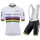 Quick Step Champion Pro 2021 Team Fietskleding Set Wielershirts Korte Mouw+Korte Fietsbroeken Bib H6Mj3v