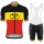 Belgium Pro 2021 Team Fietskleding Fietsshirt Korte Mouw+Korte Fietsbroeken J7HEHH