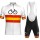 Spain Pro 2021 Team Fietskleding Fietsshirt Korte Mouw+Korte Fietsbroeken BR4mS5