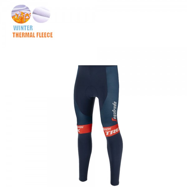 Fietskleding Profteams 2022 Winter Fleece Trek Segafredo Pro Lange Fietsbroek Bib n5ZqU