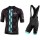 Wielerkleding Profteams 2020 BIANCHI MILANO Roncaccio Wielershirt Met Korte Mouwen+Palizzi Koersbroek Korte Zwart