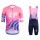 Wielerkleding Profteams 2020 EF Education First Fietskleding Set Fietsshirt Met Korte Mouwen+Koersbroek Korte