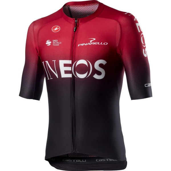 Wielerkleding Profteams 2020 TEAM INEOS Aero Race 6.1 Wielershirt Met Korte Mouwen Langer RV