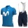 Wielerkleding Profteams 2020 Movistar Fietskleding Set Fietsshirt Met Korte Mouwen+Koersbroek Korte