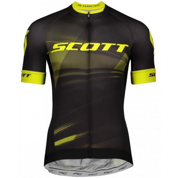 Wielerkleding Profteams 2020 SCOTT RC Pro Wielershirt Met Korte Mouwen Zwart