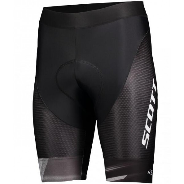 Wielerkleding Profteams 2020 SCOTT RC Pro+++ Fietsbroek Kortezwart/Wit