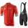 Wielerkleding Profteams 2020 UAE Tour Fietskleding Set Fietsshirt Met Korte Mouwen+Koersbroek Korte Orange