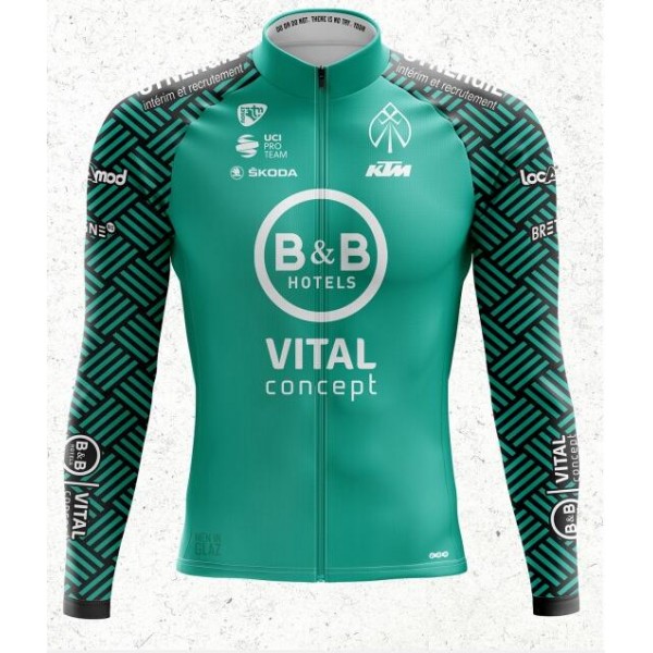 Wielerkleding Profteams 2020 VITAL CONCEPT Wielershirts Lange Mouw