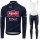 Pro Team Alpecin Fenix 2020 Fietskleding Set Wielershirts Lange Mouw+Lange Wielrenbroek Bib VUHMB